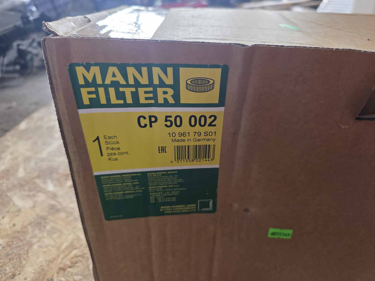 MERCEDES-BENZ MP4 MP5 MANN AIR FILTER CP 50 002 CP50002