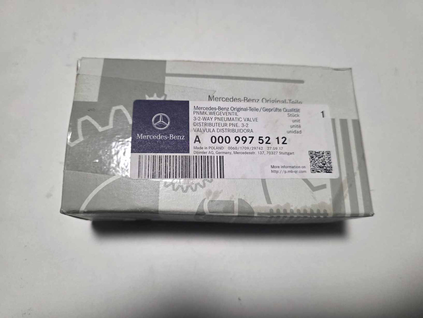 MERCEDES-BENZ ACTROS MP4 2019 SOLENOID VALVE 4721729010