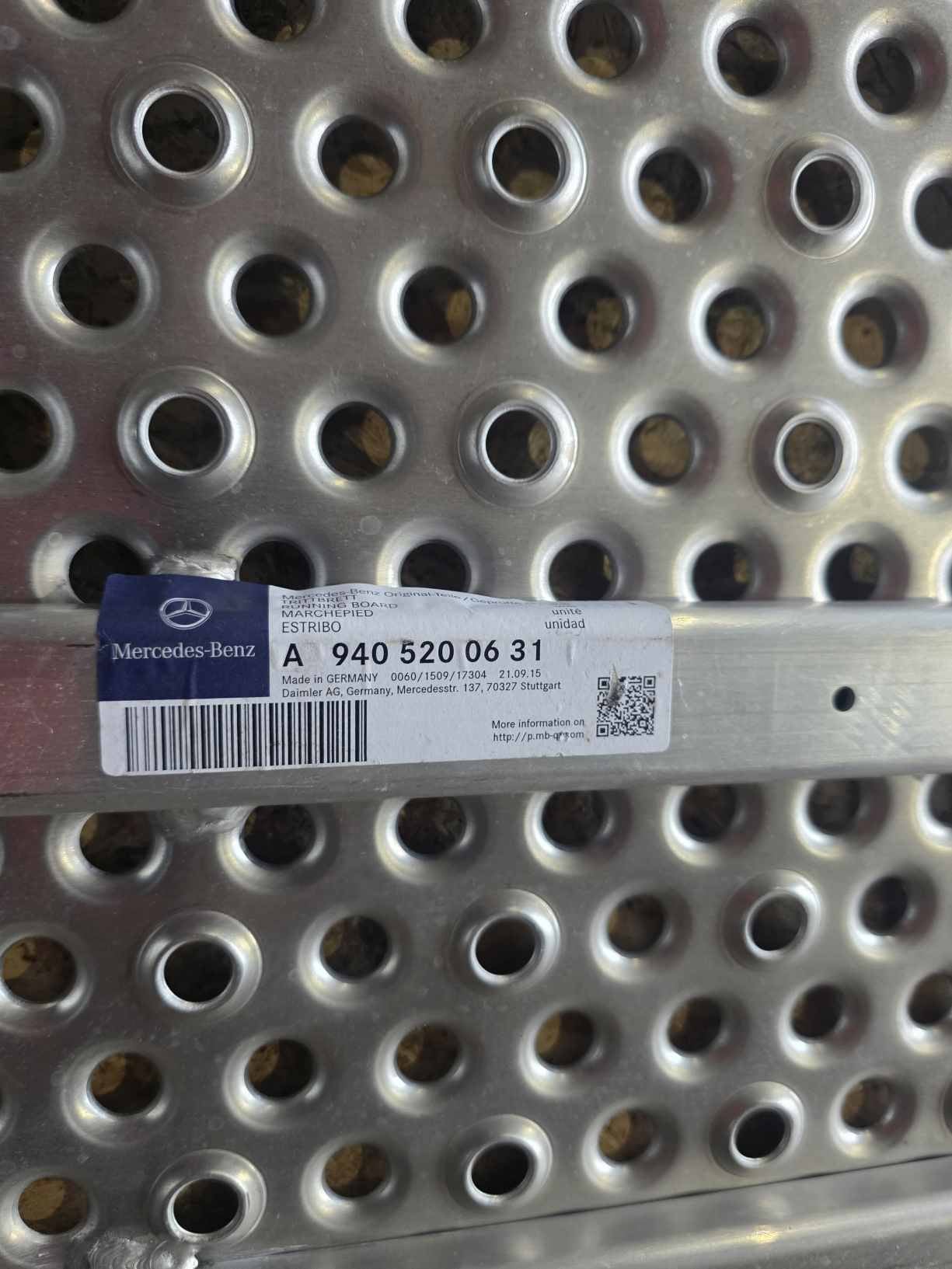 MERCEDES-BENZ ACTROS MP3 BOARD PANEL A9405200631