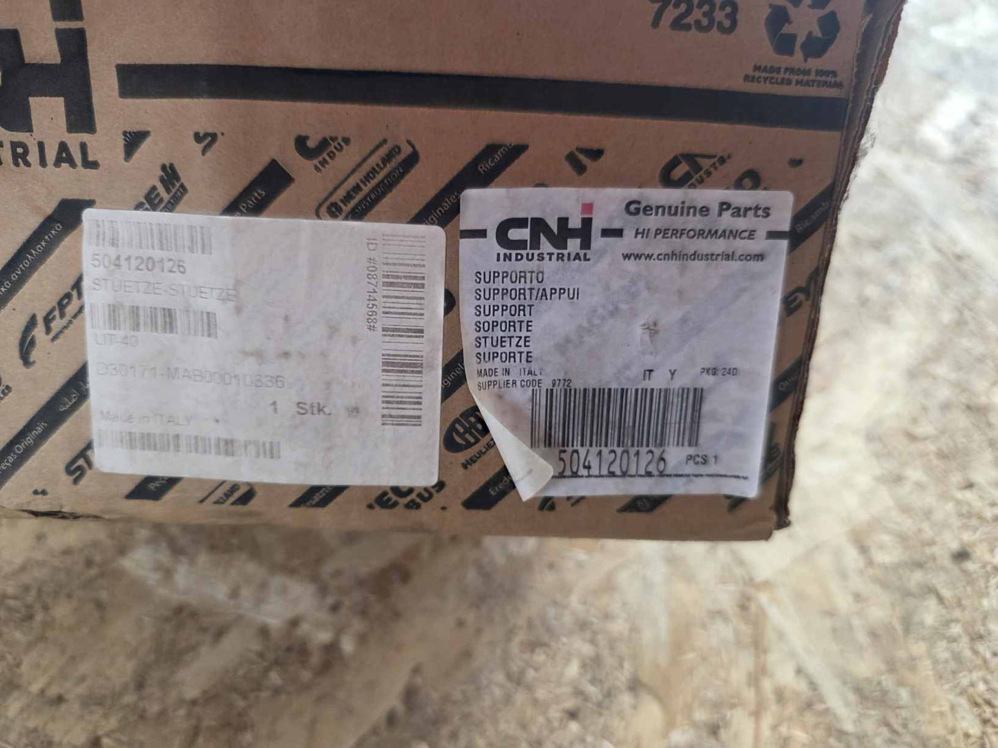 IVECO DAILY 3.0 DIESEL INJECTION PUMP BRACKET 504120126
