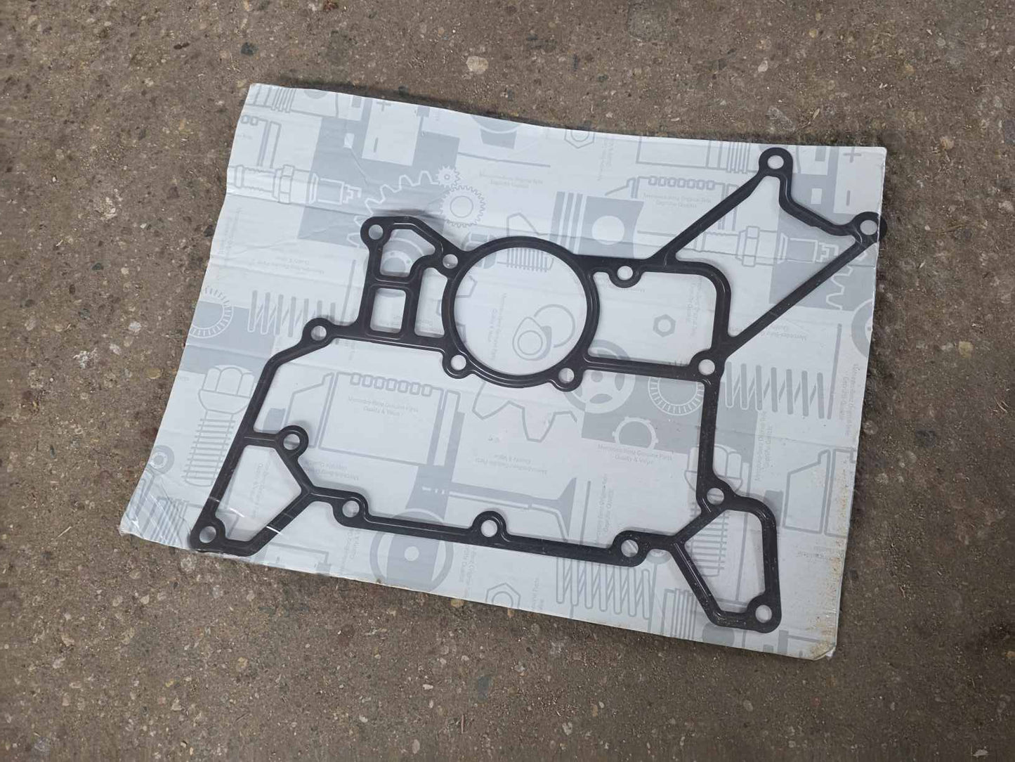 ORIGINAL MERCEDES-BENZ SETRA OIL COOLER SEAL COMPLECT 2X A5411840980