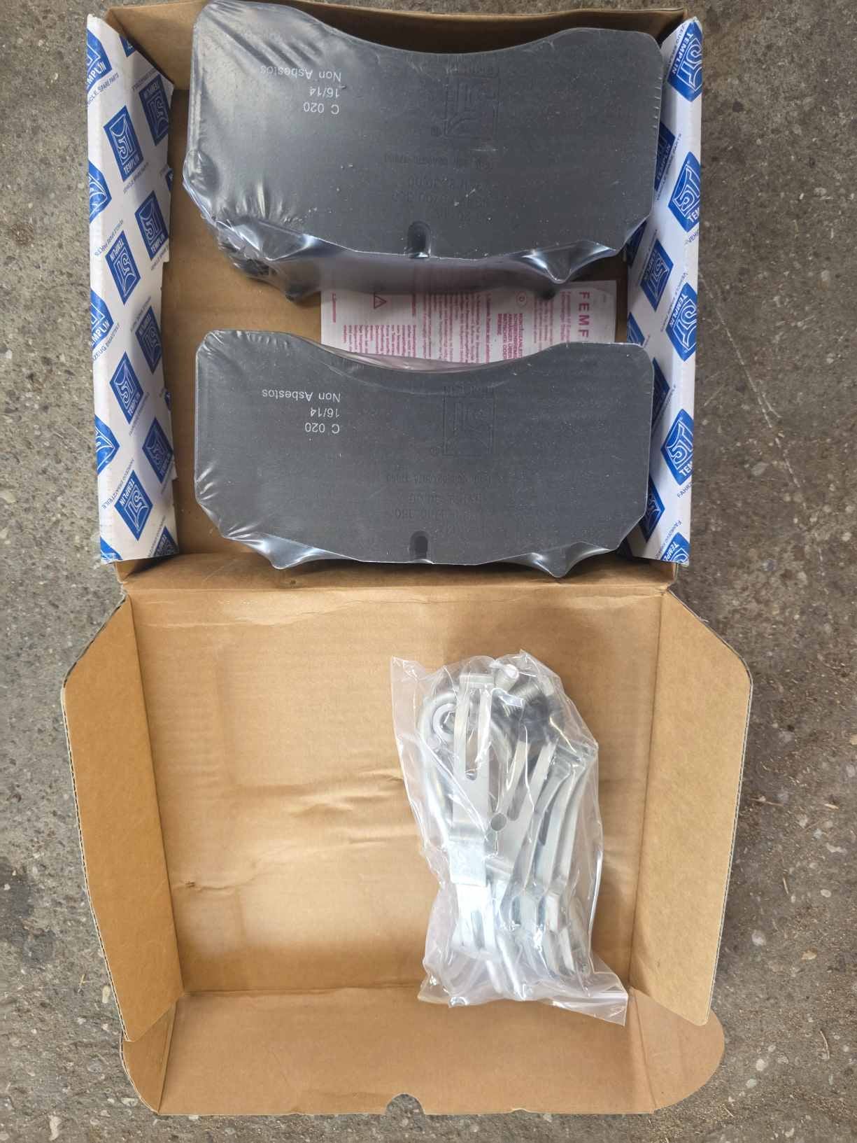 DAF BRAKE PAD SET WVA 29162 709291072 0.233.5013.09 03.120.8700.350